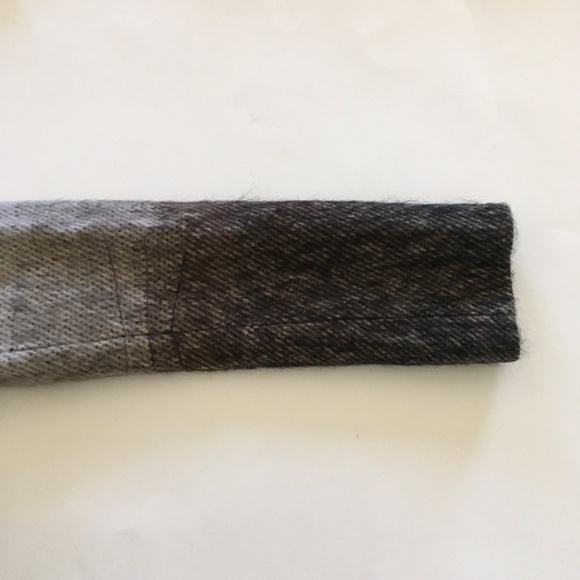 Akris Punto Neutral Brown Angora Mohair Wool Silk Blazer Jacket US 4 Ombre Boho - Picture 8 of 16